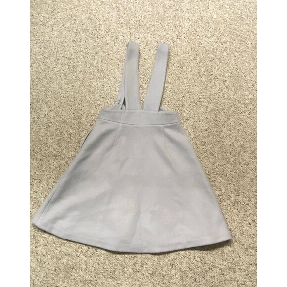 ONE MORE Pinafore Overall Acadamia Cottage Core Dress  A-Line Mini Patch Pockets - Picture 3 of 12